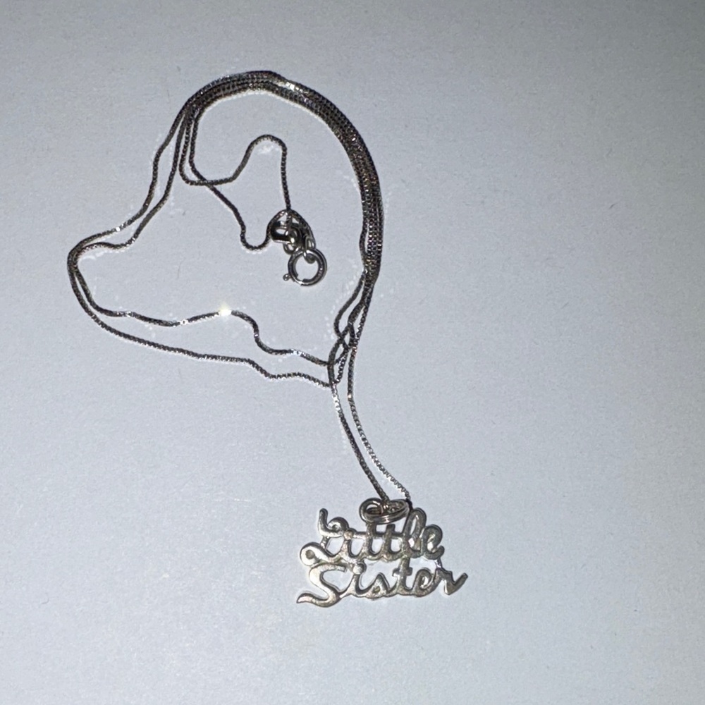 Little Sister sterling necklace